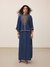 Blue Lara Embroidery Cord Set