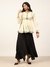 Ecru Cross Stitch Kurti