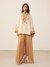 Beige Lara Embroidery Kurti