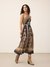 Black Pattachitra Long Dress