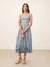 Blue Alifia Long Dress