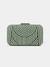 Green Ecru Kali  Clutch