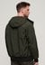 SURPLUS NYLON HOODED BOMBER JACKET