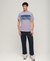 CALI STRIPED LOGO T SHIRT