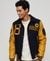 COLLEGE VARSITY PATCHED BOMBER JACKET