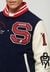 COLLEGE VARSITY PATCHED BOMBER JACKET
