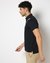 Cotton Slim Fit Solid Chevron Navy Polo