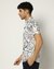 Cotton Mercerised All Over Printed Knit White Shirt