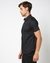 Cotton Mercerised Embroidered Slim Fit Black Shirt
