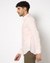 Tailored Fit Solid Linen Purple Shirt