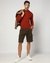 Cotton Stretch Regular Fit Khaki Cargo Shorts