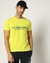 Cotton Slim Fit Textured 3D printed Crew Neck Green T-shirt