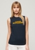 SPORT LUXE GRAPHIC FITTED TANK
