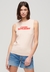 SPORT LUXE GRAPHIC FITTED TANK