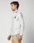 Liquid Ammonia Finish Cotton Stretch Compact Knit Grey Shirt