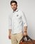 Liquid Ammonia Finish Cotton Stretch Compact Knit Grey Shirt