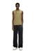 Cotton tank top with metallic Oval D