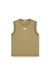 Cotton tank top with metallic Oval D
