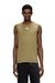 Cotton tank top with metallic Oval D