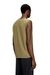 Cotton tank top with metallic Oval D