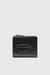 Zipped leather card holder