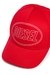 Red Baseball cap in solid-colour cotton