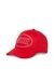 Red Baseball cap in solid-colour cotton