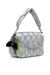 Black Glossy bag charm with mirror