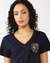 SUIKA METALLIC RELAXED VEE TEE