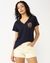 SUIKA METALLIC RELAXED VEE TEE