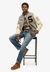 COLLEGE PATCHED BOMBER JACKET