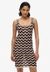 ZIGZAG KNIT MINI DRESS