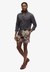 HAWAIIAN PRINT 16 SWIM SHORT