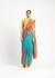 Blue Sunny Sangria Printed Saree