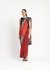 Red Whirl, Interrupted Embellished Saree