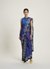 Blue True North Embellished Saree