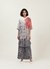 Grey Flower Language Lounge Wear