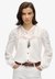 WOVEN LACE LS BLOUSE