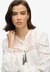 WOVEN LACE LS BLOUSE