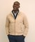Cotton Nylon Blend Solid Regular Fit Harrington Jacket
