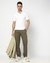Cotton Stretch Slim Tapered Solid Green Trouser