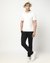 Cotton Stretch Satin Finish Slim Tapered Solid Black Trouser