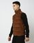 Cotton Stretch Corduroy Regular Fit Solid Brown Jacket