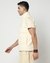 Cotton Stretch Corduroy Regular Fit Solid Off-White Jacket