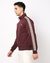 Solid Regular Fit Red Bomber Jacket