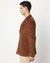 Solid Regular Fit Corduroy Brown Blazer