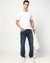 Cotton Stretch Kooltex Slim Fit Solid Blue Denim with Stretch