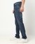 Cotton Stretch Kooltex Slim Fit Solid Blue Denim with Stretch