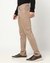 Cotton Stretch Slim Fit Solid Khaki Denim