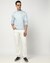 Cotton Stretch Slim Fit Solid White Denim